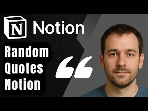 How to Add a Random Quote Generator to Your Notion Page (2025 Step-by-Step Beginner Tutorial)