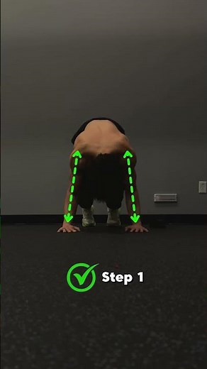 Pike Push Ups Made Easy (3 Steps)