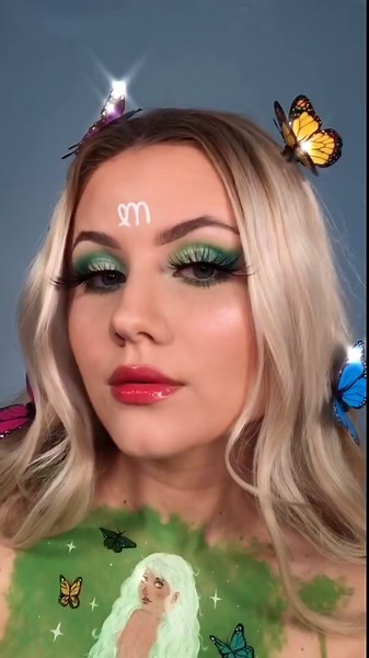 Zodiac beauty trends a creative Virgo inspired makeup look