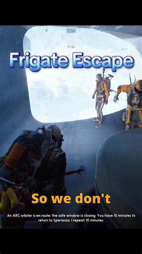 Getting Out of the Frigate: How to Exit the Frigate Safely