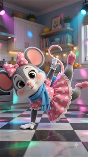 Cute Mouse Character Ka Viral Breakdance! 🔥 | Wait For The End #shorts