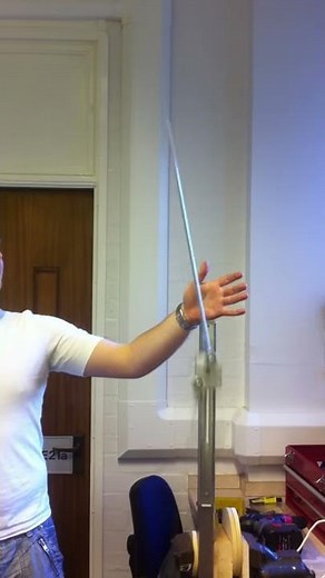 Inverted (upside-down) Pendulum, vertically oscillated.