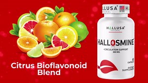 Hallusa Natural Diosmin Circulation - Support for Circulation and Veins - DIOSMIN - DIOSMINE- DIOSMINA - Circulation & Vein Support Supplement