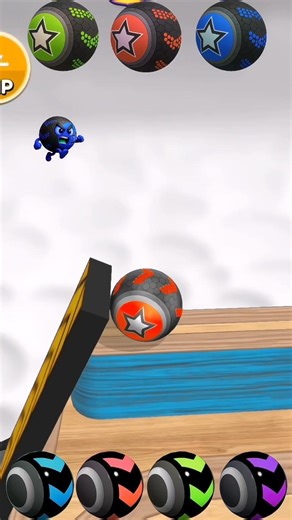 Balls of Fire Color Changing Challenge Going Balls #gaming #shorts #goingballs