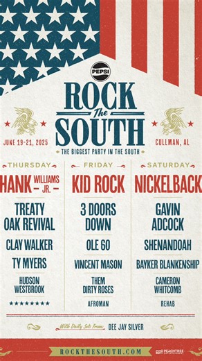 The Biggest Party In The South is BACK and bigger than ever. Tickets are on sale now! | Rock the South