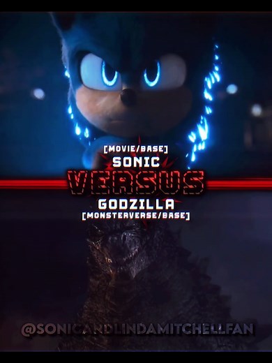 Sonic vs Godzilla: Epic Battle of the Titans