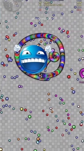 Epic Slither.io Battle 🐍🔥 The Biggest Snake Trap! 😱 | #Shorts#shorts video#viralshort