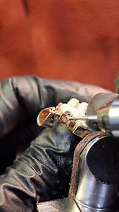 I usually don’t wear gloves while I work but this job was something unusual. A client brought me a few authentic ancient Egyptian artifacts set in gold and my job was to free them. #ancientegypt #jewelryrestoration #artifactrecovery #archeology #history | Massoyan Jewelers