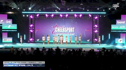 Extreme All Stars - Lvl X [2026 L6 Limited Coed - XSmall Day 1] 2026 CHEERSPORT National All Star Cheerleading Championship