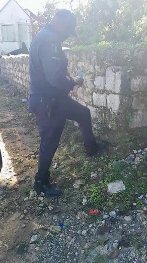 Law Enforcement Officer Training with Baton Technique