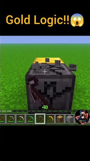 “Gold Pickaxe Can’t Mine Gold?! 🤯 | Minecraft Logic🔑