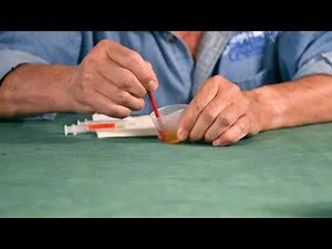 Step 7 Applying Thread Finish Spinning Rod Building