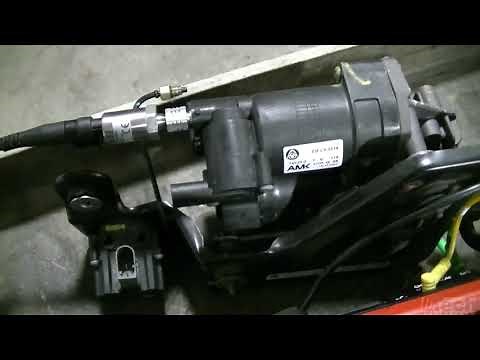 BMW X5 air suspension compressor testing