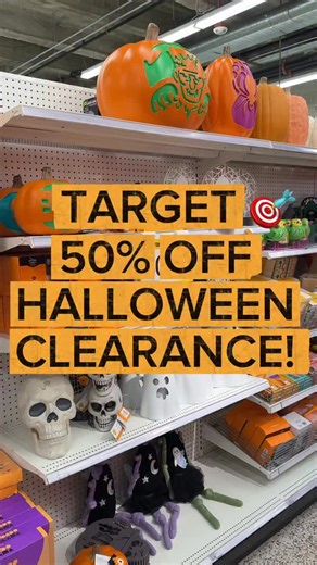 3.8K views · 16 reactions | Target 50% OFF Halloween Clearance Finds  (posted 11/1) these will drop to 70% off but there may not be much left at that point because they were clearing things for Christmas! #target #targetfinds #clearance | Readysetcoupon | Facebook