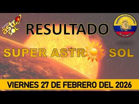 SUPER ASTRO SUN DRAW RESULTS FROM FRIDAY, FEBRUARY 26, 2026