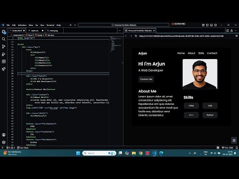 How to create your Own Portfolio Website? | Aura Coder
