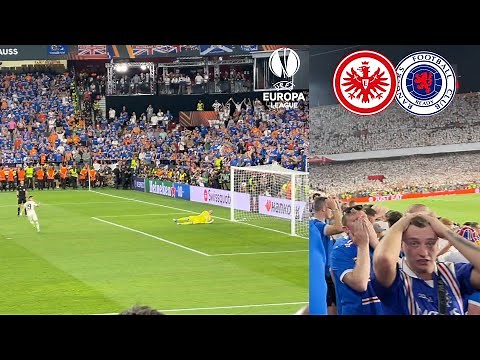 THE MOMENT FRANKFURT WIN EUROPA LEAGUE vs RANGERS