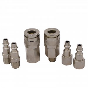 [Hot Item] Universal 1/4" NPT Air Hose Fittings & Air Coupler Kit, Steel Air Fittings Kit with Quick Connect Air Plug, Pneumatic Air Tool Fitting for Air Compressor Access