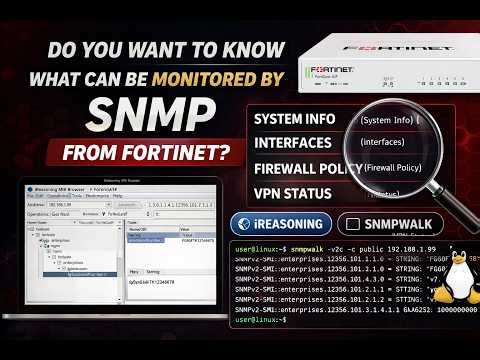 What Can You Monitor via SNMP on FortiGate? - Step by Step- You Won’t Believe What SNMP Can Monitor.