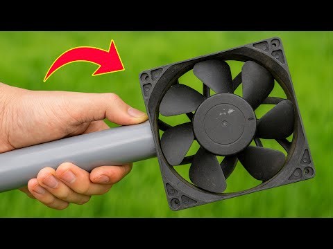 Hidden Uses For Old CPU Fans! Try Reusing Old CPU Fans And PVC Pipe And It Will SHOCK You