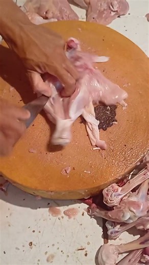 how to debone chicken super fast #cuttingchicken #butcher