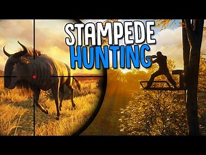 Treestand Hunting in the Middle of a Giant Stampede! - The Hunter Call of the Wild