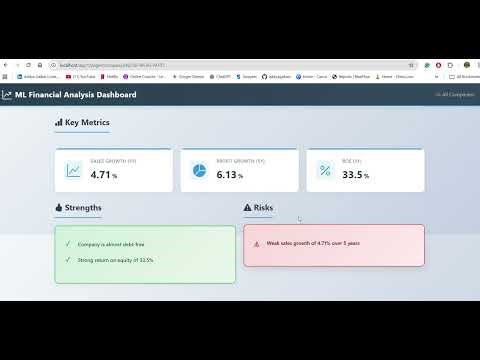 ML Financial Analyzer