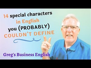 14 Special Characters in English You (Probably) Couldn't Define and How to Pronounce Them