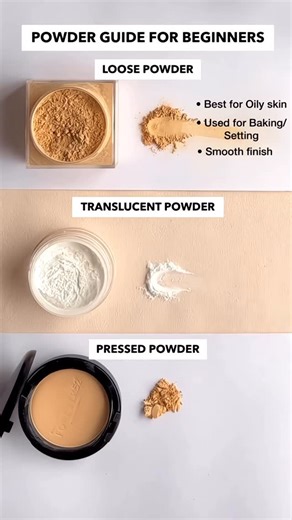 Barnali'Z Makeover Studio & Academy on Instagram: "Powder guide for beginners 📍Save & Share Now 📍 @makeupartist.barnalisaha follow me for more makeup content ✨ [ Makeup education, Beginner makeup tips , everyday makeup ideas ] #makeuptips #makeupforbeginners #makeupideas #makeupeducator #makeupartist"