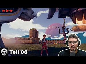 Unity 3D Tutorial deutsch - User Interface mit Lebensanzeige (8/12)