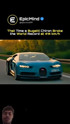 That Time a Bugatti Chiron Broke the World Record at 414 km/h