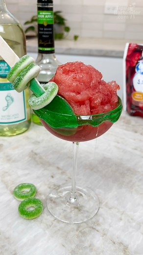9M views · 105K reactions | Jolly Rancher Wine Snow Cone | Tipsy Bartender | Facebook