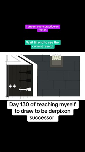 Day 130 of teaching myself to draw to be derpixon successor