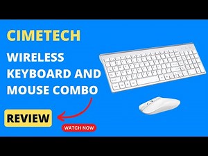 Wireless Keyboard and Mouse Combo, cimetech Wireless Computer Keyboard Review