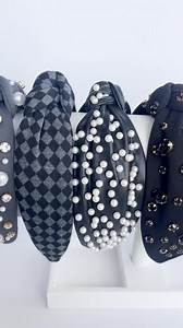 Black Headbands, Gray Headbands, Summer Headband, Spring Headbands, Vacation Headbands, Pearl Headband, Bow Headbands, Embellished - Etsy