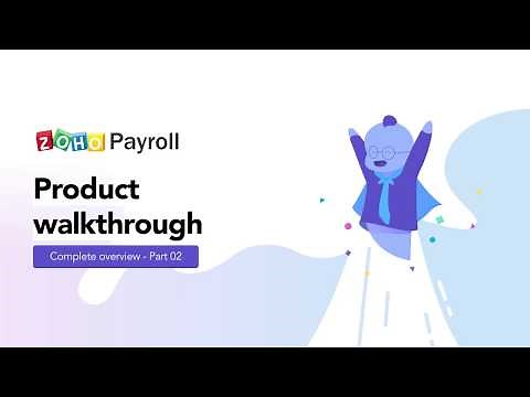 Product Walkthrough | India | Zoho Payroll