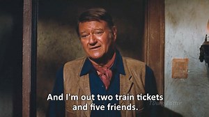 1.3K views · 41 reactions | John Wayne Best Scene in The Train Robbers 1973 | Tru Vu Drive In | Facebook