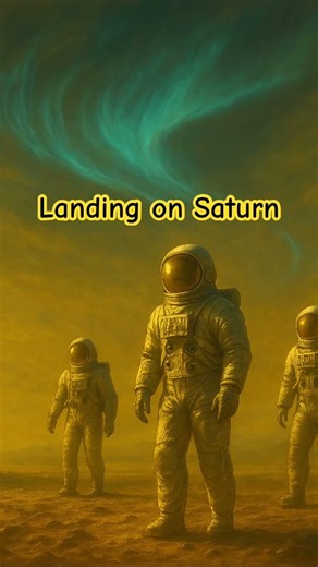 Landing on Saturn #saturn