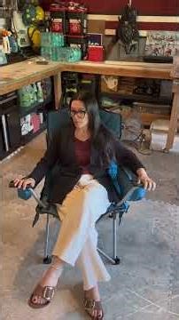 Heated Outdoor Chair Review from a Baseball Mom #ad