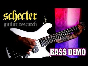 SCHECTER STILETTO STAGE 4 BASS GUITAR DEMO - STAY METAL RAY