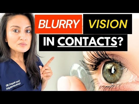 Blurry Vision With Contacts Top Causes Explained By Eye Doctor #blurryvision #contactlenses