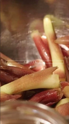 君達は茎みょうがを食べたことがないだろ #レシピ