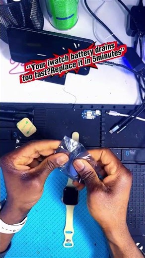Replacing your Apple watch battery #applewatch #batteryreplacement #techtips #appletips #viralvideo