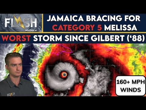 Melissa Will Be Strongest Storm To Hit Jamaica in Modern History | Rain Measured in Feet