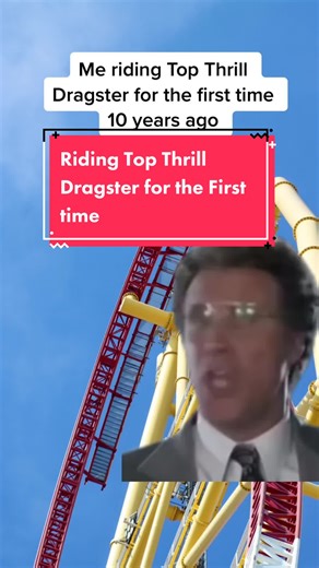Riding Top Thrill Dragster at Cedar Point