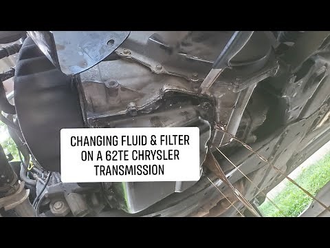 Fluid and Filter Change on a Chrysler 62te automatic transmission