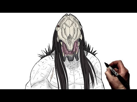 How To Draw Feral Predator | Step By Step | Prey