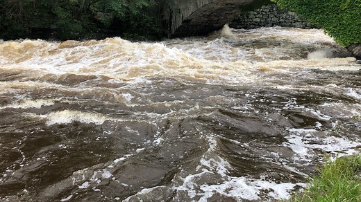 Rising Water Levels at Willimantic River Draws Small Crowds