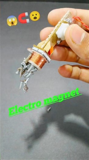 how to make electric magnet at home #viral #shorts #magnet