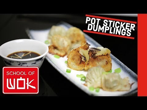 Chinese Pork Potsticker Dumplings Recipe | Dim Sum Jiaozi!